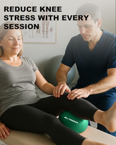 Trideer Exercise Ball for Physical Therapy, 9 Inch Pilates Ball - color: Green (with inflation straw)