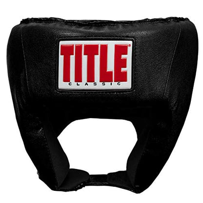 TITLE Boxing Classic USA Boxing Competition Open Face Headgear - Approved for Sparring & Competition; Protects Face & Chin - color: Black, size: Small