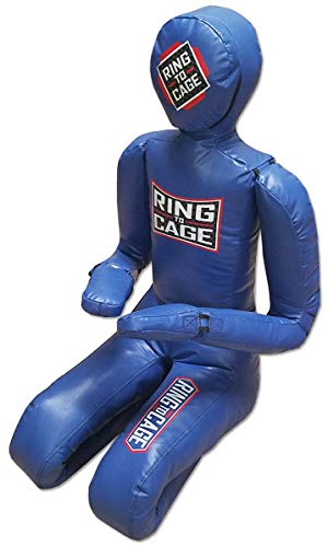 Deluxe MMA Grappling/ Jiu Jitsu/ Ground & Pound Dummy 3.0 - Youth or Adult - color: Adult (Filled)-Blue