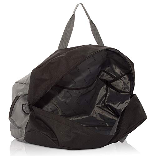 DALIX 25" Big Adventure Large Gym Sports Duffle Bag (Black Grey Navy Blue Red Camo) - color: Black-Gray
