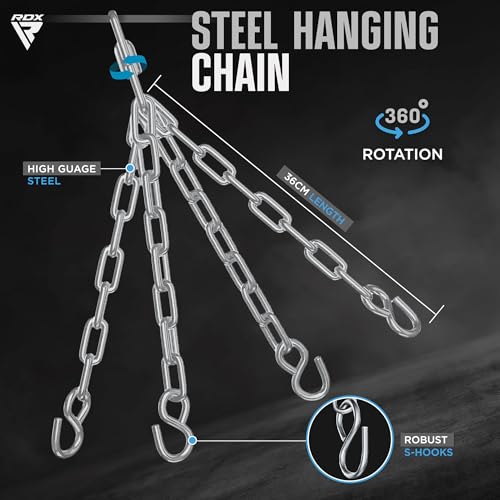 RDX 1.5FT Tear-Shaped Boxing Maize Bag with Chain & Gloves – Slip Bag for Uppercut, Hook, Reflex, Precision, Footwork & Punch Training – Hanging Slip Ball for MMA, Boxing, Muay Thai & Kickboxing - size: Filled