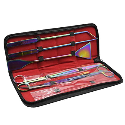 Aquarium Plant Tools, Aquatic Plant Stainless Steel Tweezers Scissor Spatula Planted Aquarium Tools Set & Aquarium Starter Kit