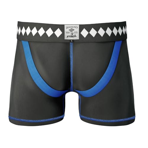Diamond MMA Compression Jock Short with Built-in Jock Strap & Athletic Cup Groin Protection System - size: Large, style: Adult