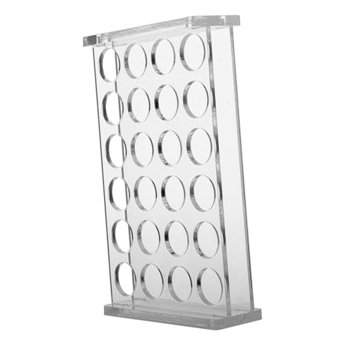 STOBAZA 4pcs -Slot Acrylic Test Tube Holder Stand Preroll Tubes for Laboratory
