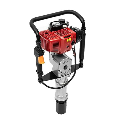 Gas Powered T-Post Driver, 52CC 2-Stroke T Post Pounder Driver Heavy Duty Gasoline,1900W Fence Farm Push Pile Gasoline Engine Kit w/Mixing Oil Bottle for Posts Stakes & Gardening (52CC)