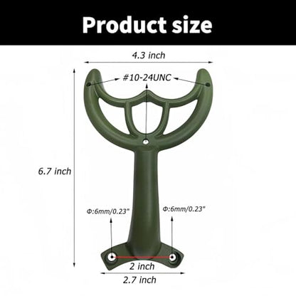 5 Pcs 52’’Ceiling Fan Blades Arms Replacement,Ceiling Fan Blades Arms Replacement Parts Mounting Bracket Kit for Replacing The Worn Fan Blades,Keep The Balance and Good Performance (Green) - color: Green