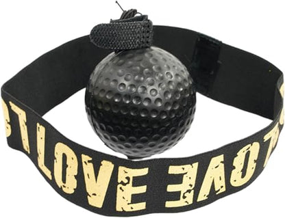 Boxing Ball Equipment - Boxing Training Ball, Boxer Reflex Ball, Boxing Reflex Ball Headband Set, Beginners Friendly Reflex Ball Headband, Boxing Trainer Boxing Gym Equipment Other Sports - color: Black
