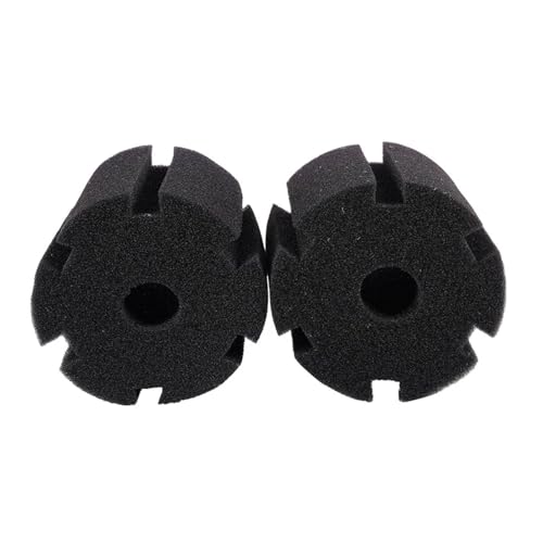 Aquarium Filter Sponge Replacement 4 Pack, Black Aquarium Foam Media for 380 Filter Use, Bio Sponge Pads for Freshwater and Saltwater Displays Replacement