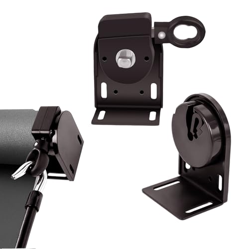 Sun Shade Replacement Parts, Cordless Crank Kit, Mounting Bracket, for Coolaroo Exterior Roller Shade Replacement Parts, Outdoor Blinds, Shades (1, Brown) - color: Brown