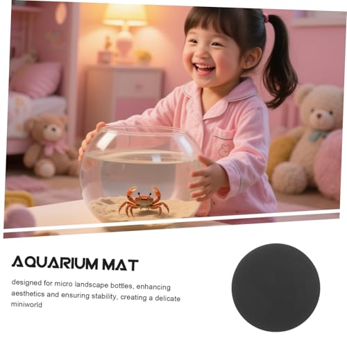 BESPORTBLE Non Slip Fish Tank Mat Aquarium Cushion Pad for Micro Landscape Bottles Enhanced Grip for Stability Shockproof Bottom Support for Aquariums and Furniture Protection