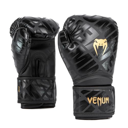 Venum Contender 1.5 XT Kids Boxing Gloves - color: Black-Gold, size: 6-Ounce