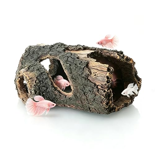 Aquarium Decorations Fish Tank Decor Betta Cave Accessories Ornament for for Fish Shrimp Reptiles to Play Hide Rest Breed, Small - size: Small