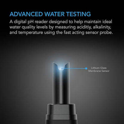 AC Infinity pH Meter Kit, High Precision Digital pH Pen with ±0.1 pH Accuracy, Nutrient Test pH Meter for Water Hydroponics Plants, Gardening, Aquariums, Swimming Pools - size: pH Meter Kit