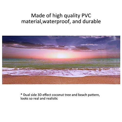 Aquarium Fish Background, Fish Sticker Picture Background Sticker, 3D Effect Adhesive Underwater World Poster, for Aquarium Fish Decoration