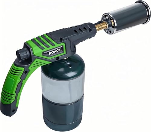 Powerful Propane Torch, Propane Torch Head, Kitchen Cooking Culinary Torch Lighter, Charcoal Lighter, Sous Vide Searing Steak, BBQ, Grill, Campfire Charcoal Starter(Tank Not Included)