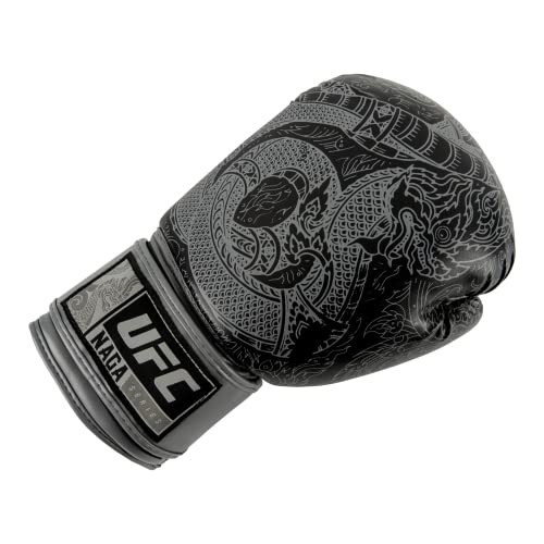 UFC Thai Naga Training Gloves - color: Black, size: 18oz