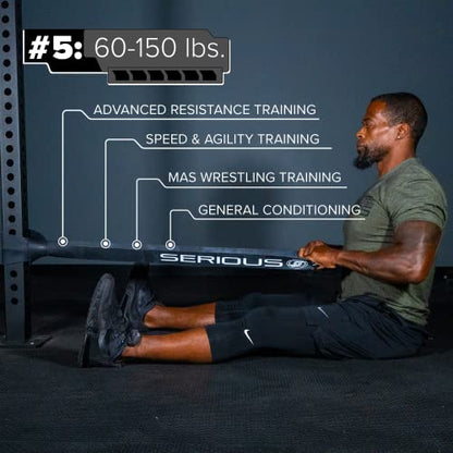 Assisted 41" Pull-Up Band, Resistance & Stretch, Powerlifting & Pull-up Assist Loop (Single Band) - style: #5 (60-150 lbs)