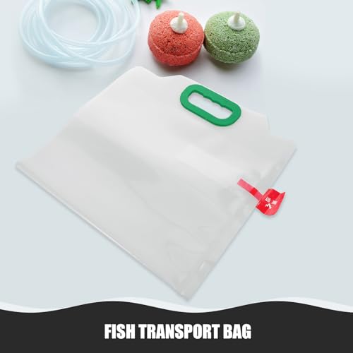 Reusable Fish Transport Bags with Oxygen Support 30x30x45cm Live Fish Shipping Containers for Aquatic Transport and Storage