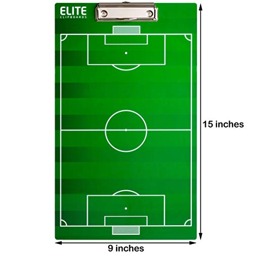 Dry Erase Coaches Clipboards | Basketball, Baseball, Soccer, Football, Hockey, Volleyball, Lacrosse - style: Soccer