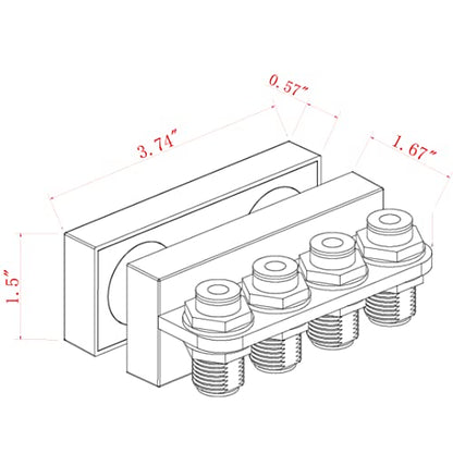 Innovative Marine Custom Cradle Pro Magnetic Dosing Tube Holder
