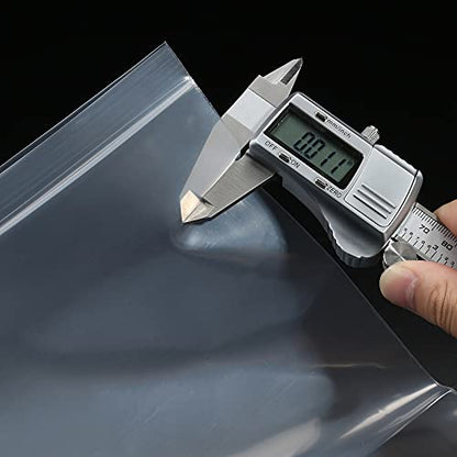 2" x 2" Small Thick 5 Mil Plastic Bags 100 PCS Clear Resealable Zip Seal Lock Poly Bags Reclosable Heavy Duty Zipper Baggies Jewelry Earrings Coin Pills Packing - size: 2x2inch