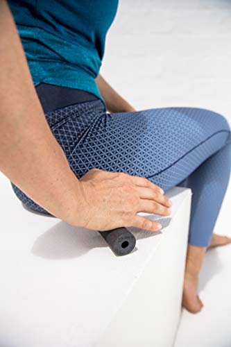 BLACKROLL - Micro Foam Roller, Small Deep Tissue Massage Tool for Feet, Hands, and Arms, Use for Travel, Exercise and Muscle Recovery and Plantar Fasciitis Relief, 6cm (2.3") x 3cm (1.2") - color: Black