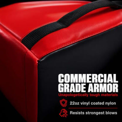 Amber Fight Gear Curved Body Punching Shield Striking Kick Shield for Boxing Punching Pad Muay Thai Training Foot Target Strike Body Shield, MMA, TKD, Martial Arts, Karate Workout 25”x16”x5”