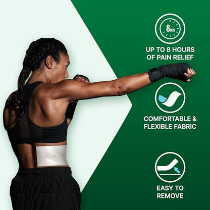 Biofreeze Pain Relief Patch, Large, 5 Patches - size: 5 Patches