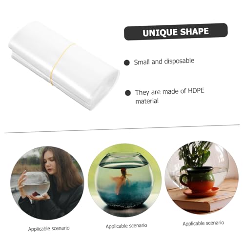 Ciieeo 50Pcs Leak-Proof Plastic Fish Shipping Bags Creative Aquarium Transport Bags for Safe and Packing