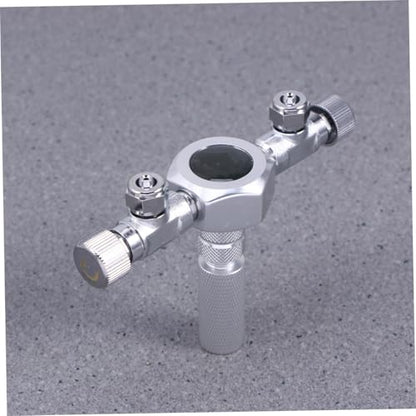GANAZONO Splitter Connector for Aquarium Metal Inline Tubing Valve for Fish Tank Durable and Sturdy Valve for Standard Aquarium Tubing for Mending Extending
