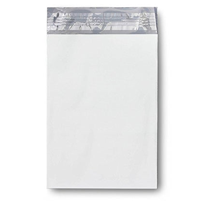 Poly Mailers Envelope Shipping Bags, 6" x 9", White, 100 Count (Pack of 1) - size: 6" x 9" 100pcs