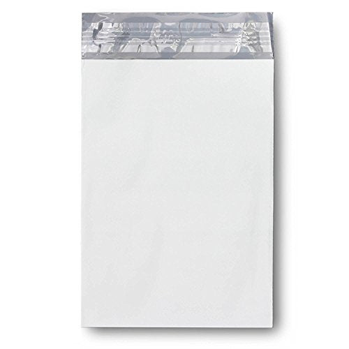 Poly Mailers Envelope Shipping Bags, 6" x 9", White, 100 Count (Pack of 1) - size: 6" x 9" 100pcs