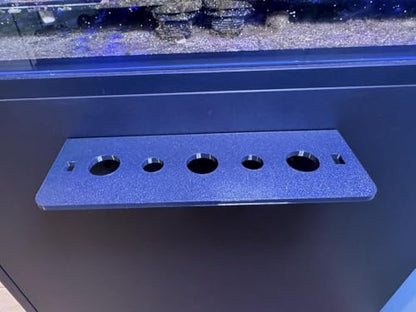 Aquarium Tool Holder Fish Tank, Aquarium Drip Tray, Fish Tank Accessories Storage Holder for Scrapers Tweezers Pipettes Feeding Tools, Adjustable Rim Mount Aquarium Holder (Drip Tray)