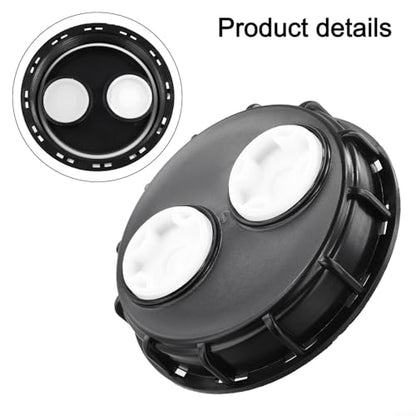 IBC Water Tank Cap 163 Mm Vented Lid For Water Tank With Dual Vent Holes For Rain Barrels And Outdoor Water Storage For Garden Tank Replacement