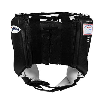 Fighting Sports USA Boxing Competition Headgear (Open Face), Black, Large