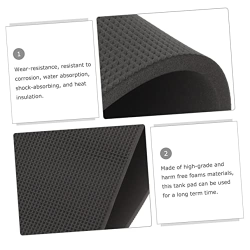 Reptile Aquarium Mat Thickened Fish Tank Pad Non-Slip Base for Tank Stability and Heat Preservation Easy to Cut to Fit Aquarium Accessory for Fish and Reptiles - size: 60.00X40.00X0.60CM