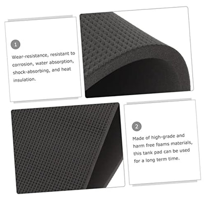 Reptile Aquarium Mat Thickened Fish Tank Pad Non-Slip Base for Tank Stability and Heat Preservation Easy to Cut to Fit Aquarium Accessory for Fish and Reptiles - size: 60.00X40.00X0.60CM