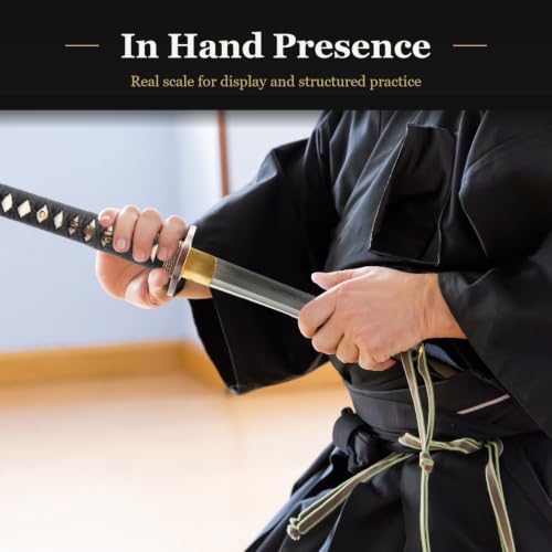 Hand Forged 1045 Heat-Tempered Katana, Full Tang Sword - color: Demi-God