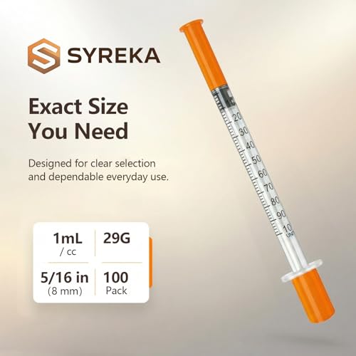 1ml 29G 5/16 Inch, Lab Tools Supplies, Individual Package 100 Pack - size: 1ml-29G-5/16", style: 100 Pack