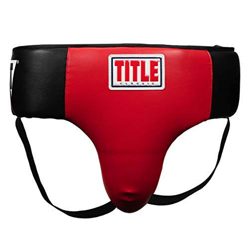 TITLE Boxing Classic Deluxe Groin Guard 2.0 - MMA, Muay Thai Cup Protector for Men - size: Youth Medium