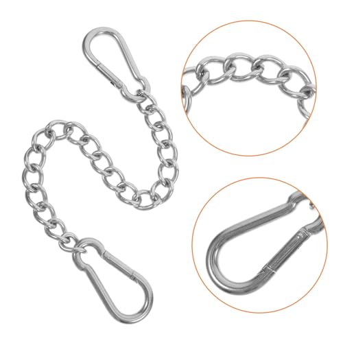 Heavy Duty Stainless Steel Hammock Hanger Chain with Carabiner Hooks