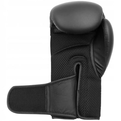 Adidas Boxing Home Training Kit - Pair of Gloves and Mitts 2pc Set for Adult & Kids, for Boxing, Punching Bag, Kickboxing, MMA, and Training, Black White