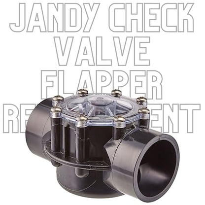 Corrosion Resistant Check Valve Flapper Replacement for Jandy Check Valve 7305 | Great on Pools with Salt Water Systems | Replaces 7056 Jandy Valve Rebuild Kit | Made in USA