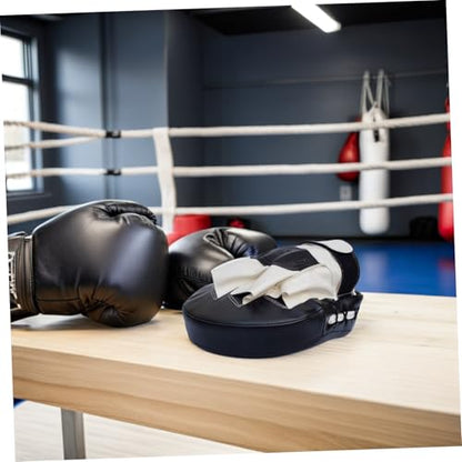 Curved Focus Mitts Punching Pads, PU Leather Taekwondo Strike Shield