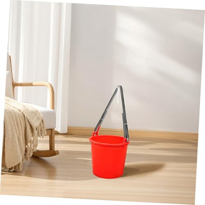 Abaodam Stainless Steel Bucket Tool Organizer Metal Clasp Heavy-Duty Fishing Bucket Holder for Outdoor and Kitchen Use Pail Shoulder Strap Clip
