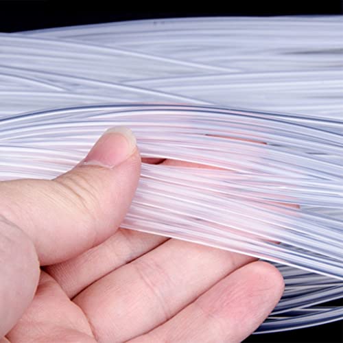 Silicone Capillary Tube, 0.5mm1mm2mm3mm Food Grade Hose Silicone Rubber Tube, 10m Long Thin Tube Protection Sleeve (Color : 2 * 4mm, Size : 10m)