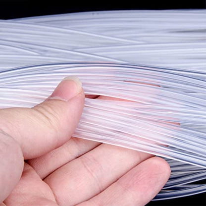 Silicone Capillary Tube, 0.5mm1mm2mm3mm Food Grade Hose Silicone Rubber Tube, 10m Long Thin Tube Protection Sleeve (Color : 2 * 4mm, Size : 10m)