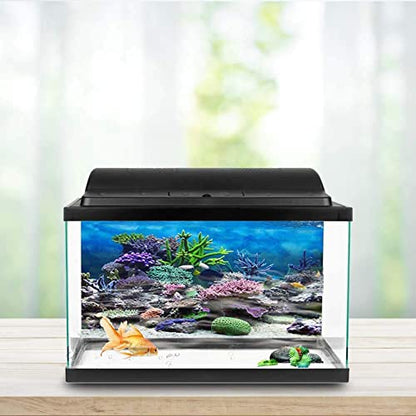 Zerodis PVC Adhesive Aquarium Fish Background Poster,Landscape Wallpaper Painting Sticker Underwater Decor(76 * 46cm)