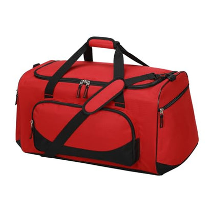55L Large Gym Duffle Bag for Men, 22 inch, Red - color: Red, size: 55L-22 inch