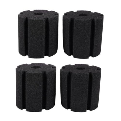 Sponge Media for Aquarium Filter 4 Pack, 380 Aquarium Replacement Foam Pads, Filter Inserts for Freshwater and Saltwater Displays Sponge Replacement